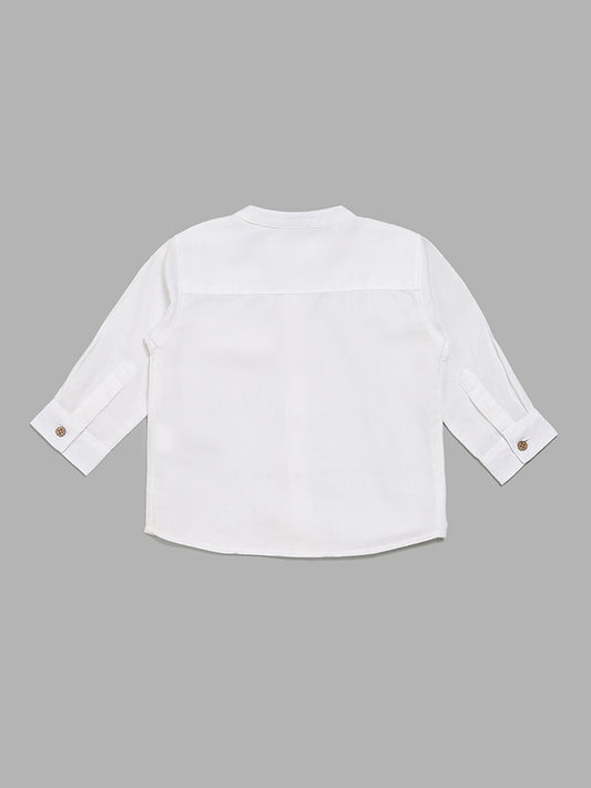 HOP Baby Plain White Shirt