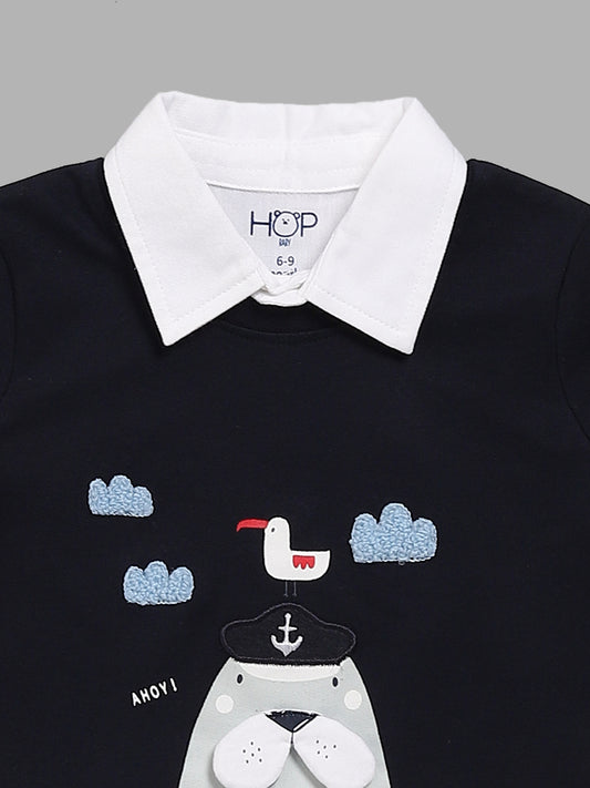 HOP Baby Navy T-Shirt