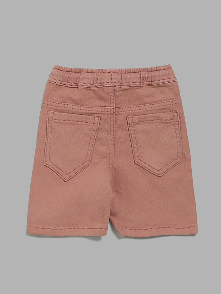 HOP Kids Rose Pink Denim Shorts
