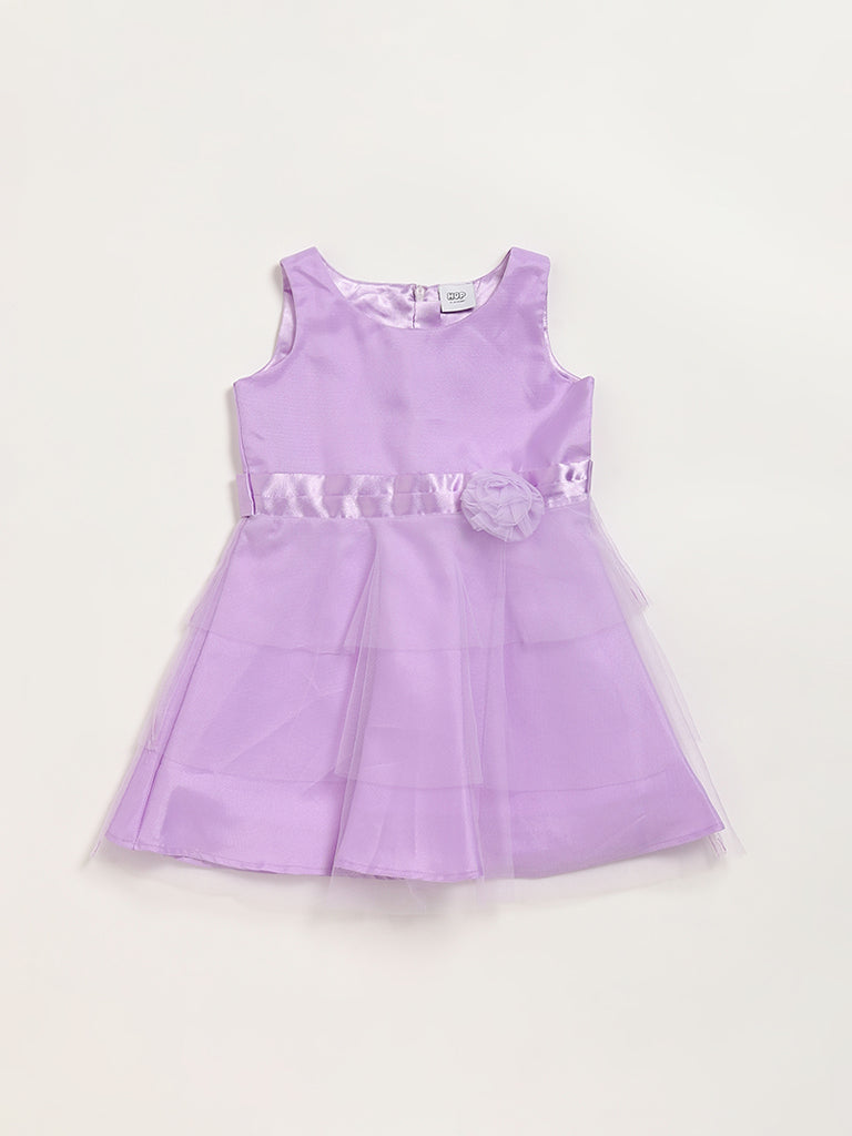 HOP Kids Lilac Mesh Dress