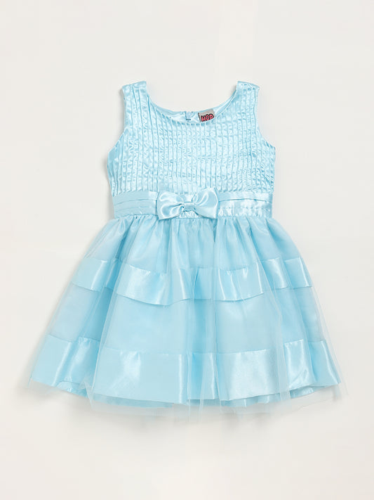 HOP Kids Blue Tulle A-Line Dress