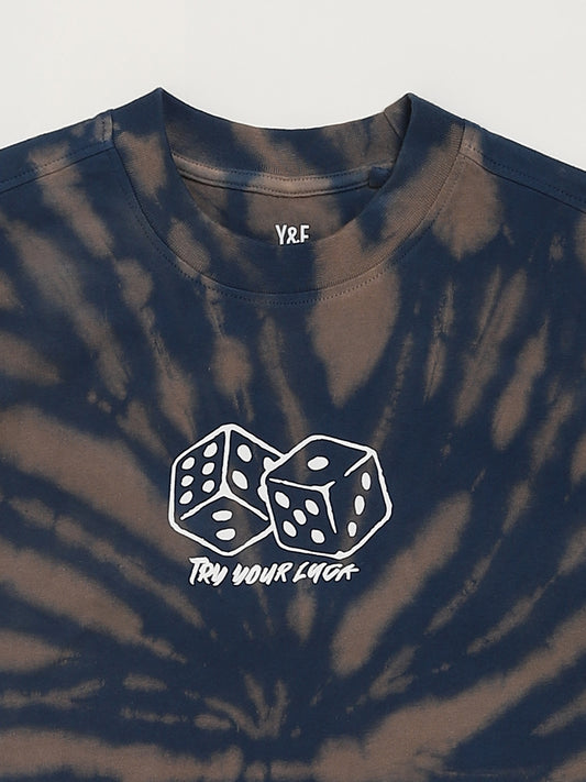 Y&F Kids Tie-Dye Blue T-Shirt