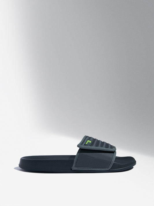 SOLEPLAY Olive Quilted Slides