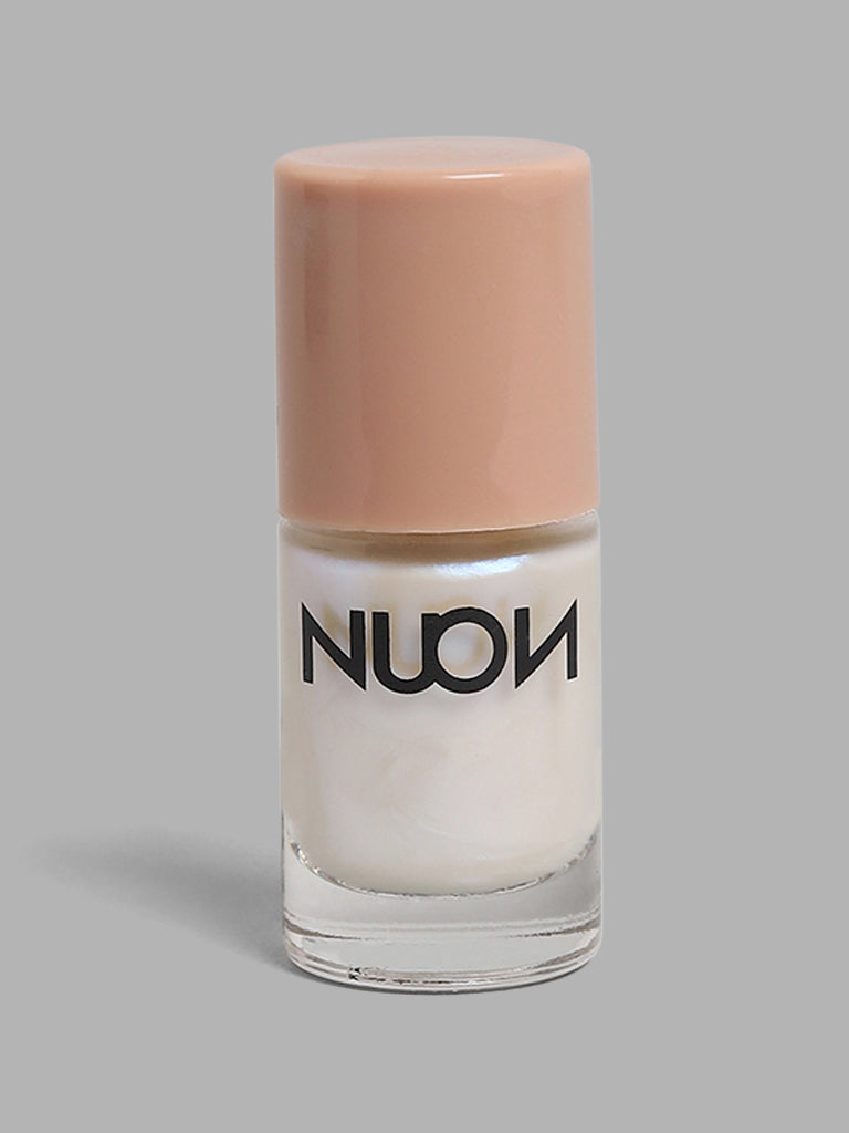 Nuon White Pearl NPE BL1 Nail Colour - 6 ml