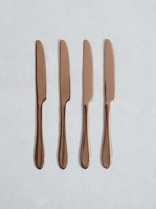 Westside Home Brown Copper Knives (Set of 4)