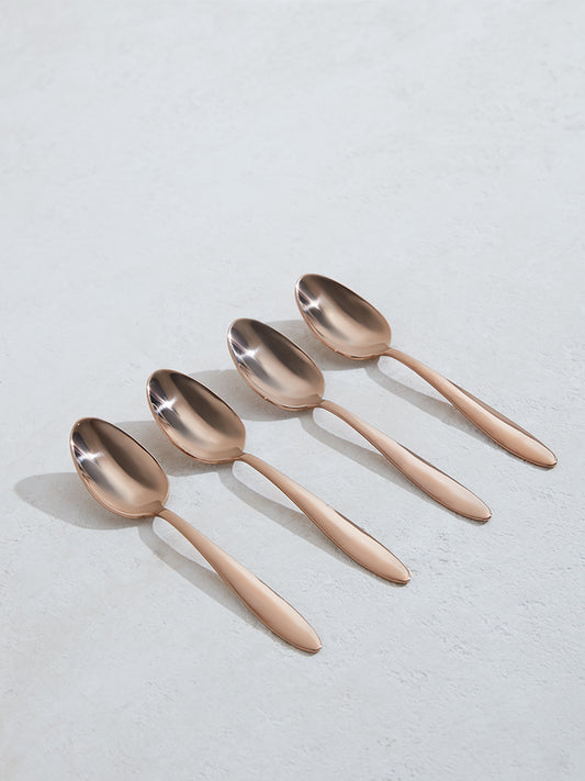 Westside Home Brown Copper Table Spoons (Set of 4)