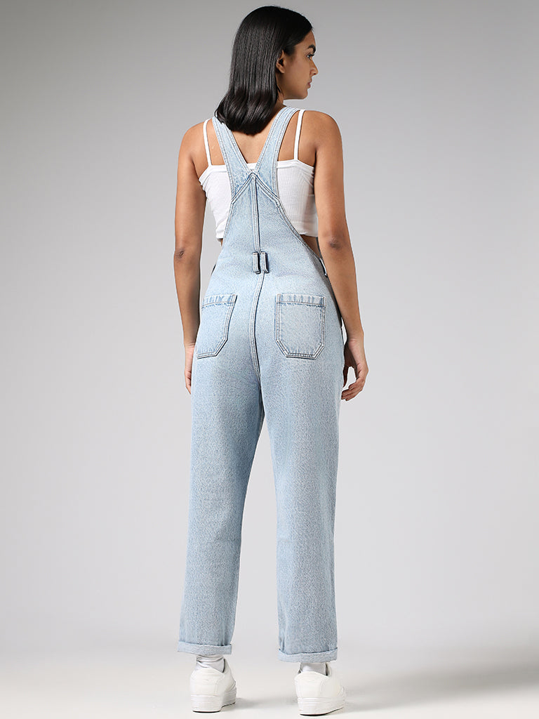 women denim jumperpants | Shopee Philippines