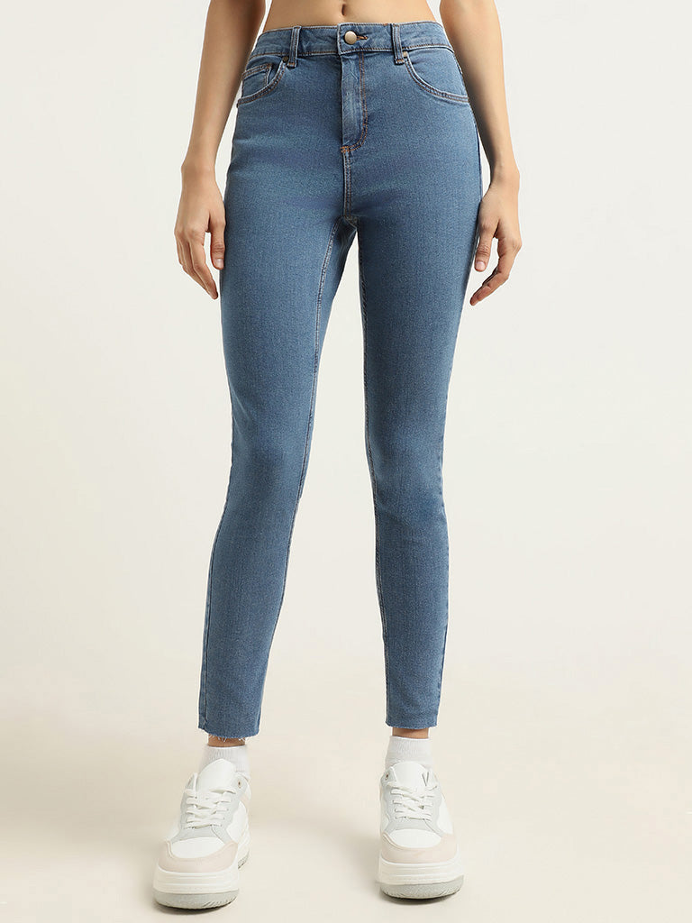 Nuon Blue Skinny - Fit Mid - Rise Jeans