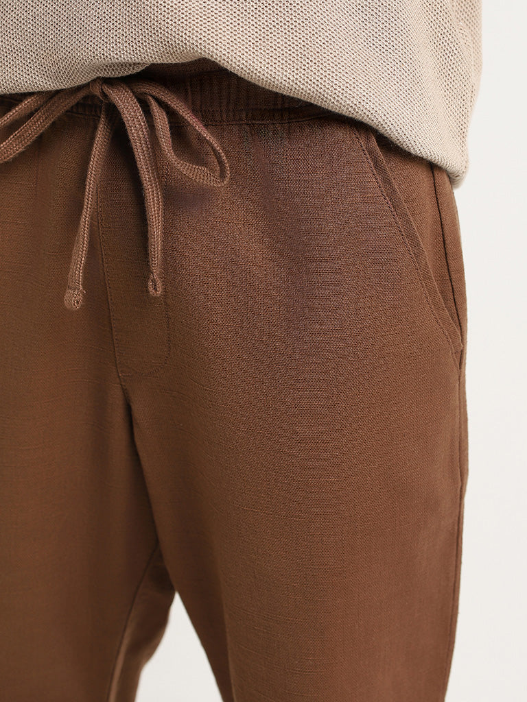 ETA Brown Relaxed Fit Chinos