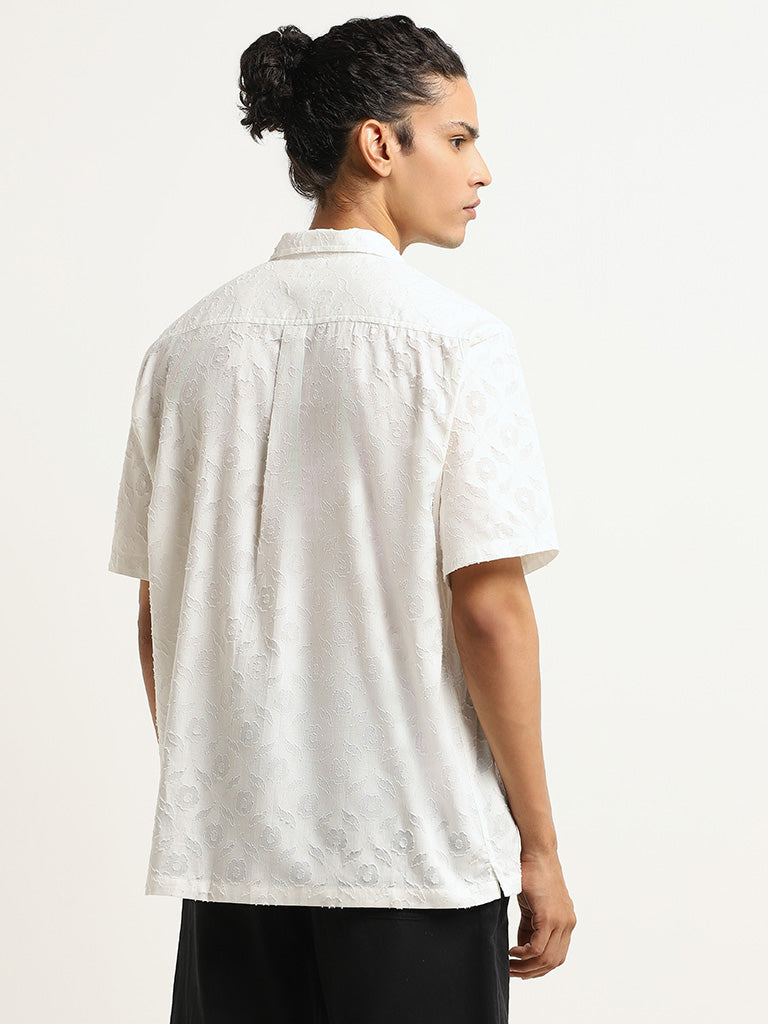 ETA Off-White Self-Textured Shirt