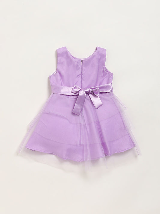 HOP Baby Lilac Mesh Dress