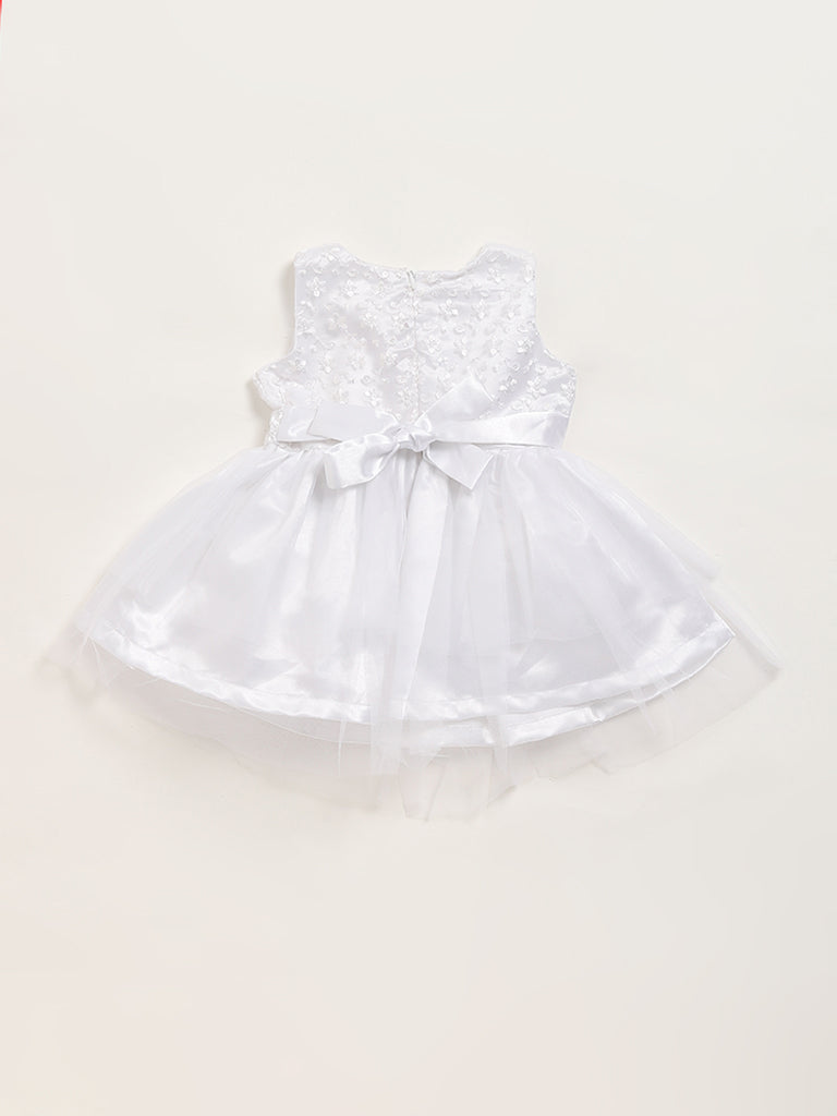 HOP Baby White Floral Dress