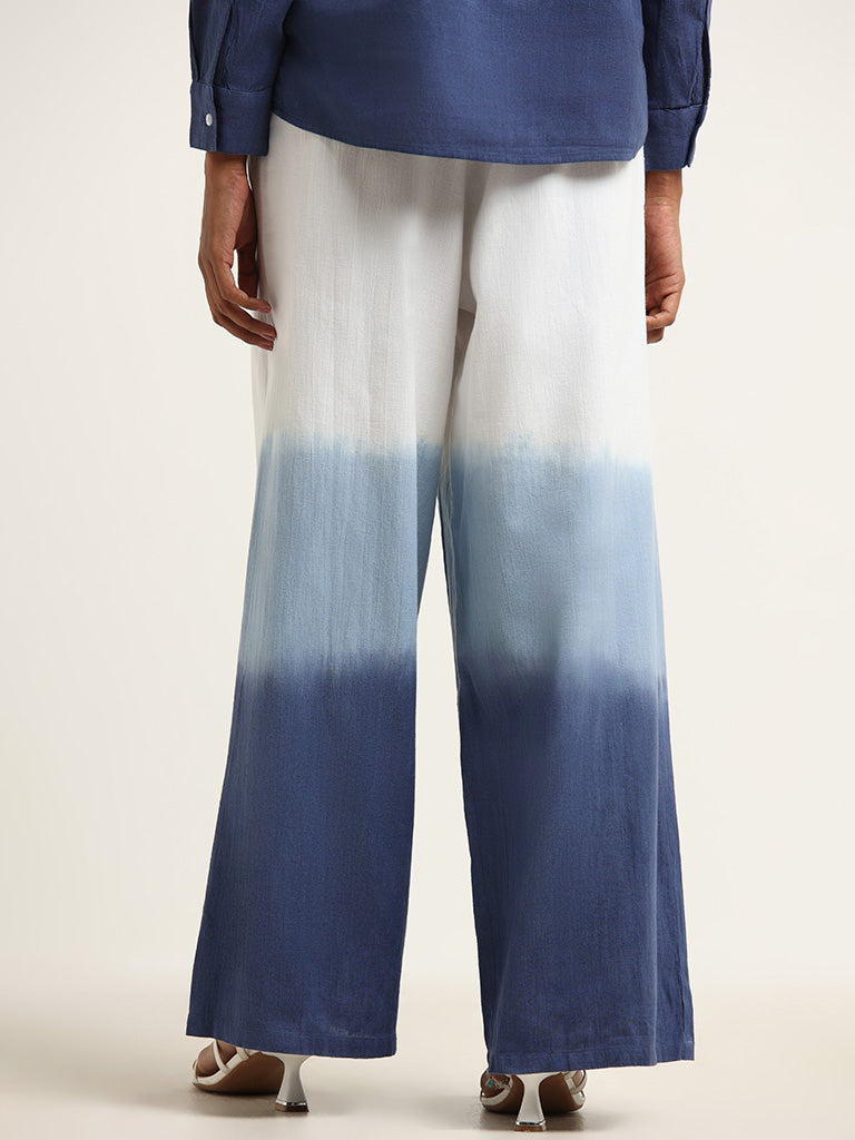LOV Multicolor Cotton Blend Pants