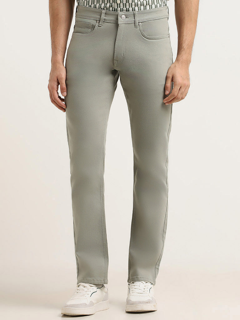 Ascot Green Relaxed - Fit Mid - Rise Jeans