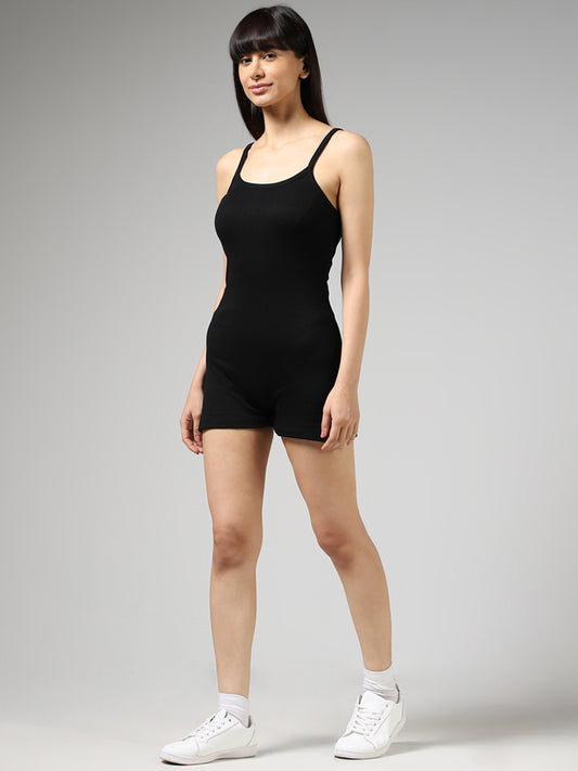 Superstar Black Fluted Camisole