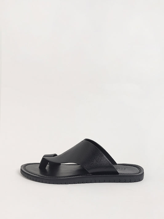 SOLEPLAY Black Multi Strap Sandals