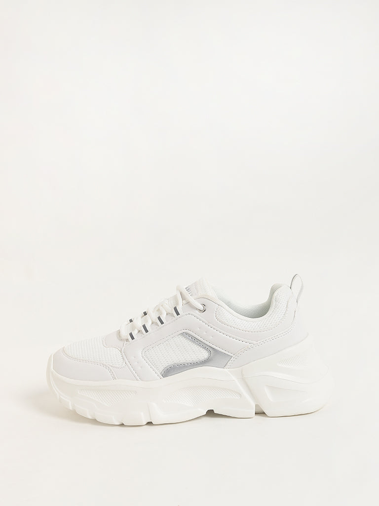 Leather Platform Running Shoes | White Platform Sneakers Women - New  Platform Sport - Aliexpress