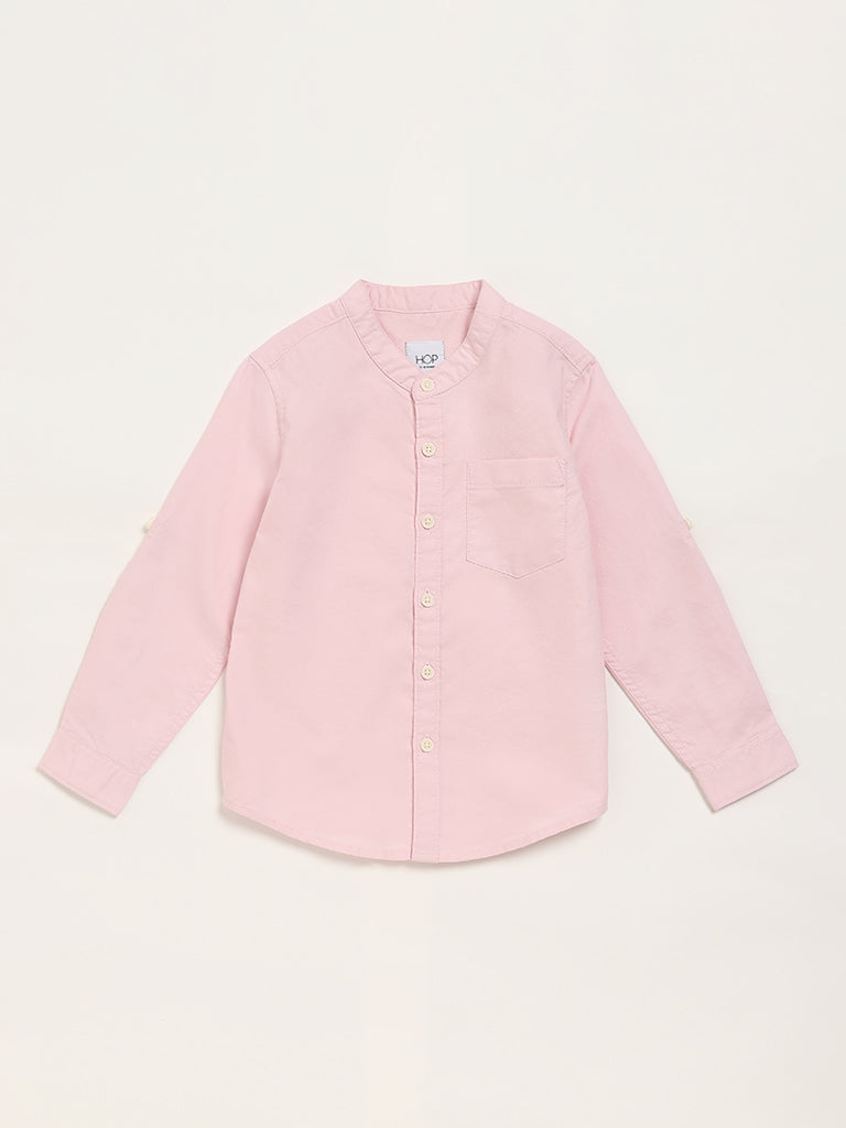 HOP Kids Plain Blush Pink Shirt