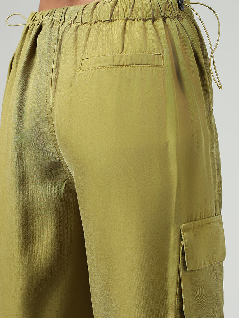 Nuon Lime Green Cargo Joggers