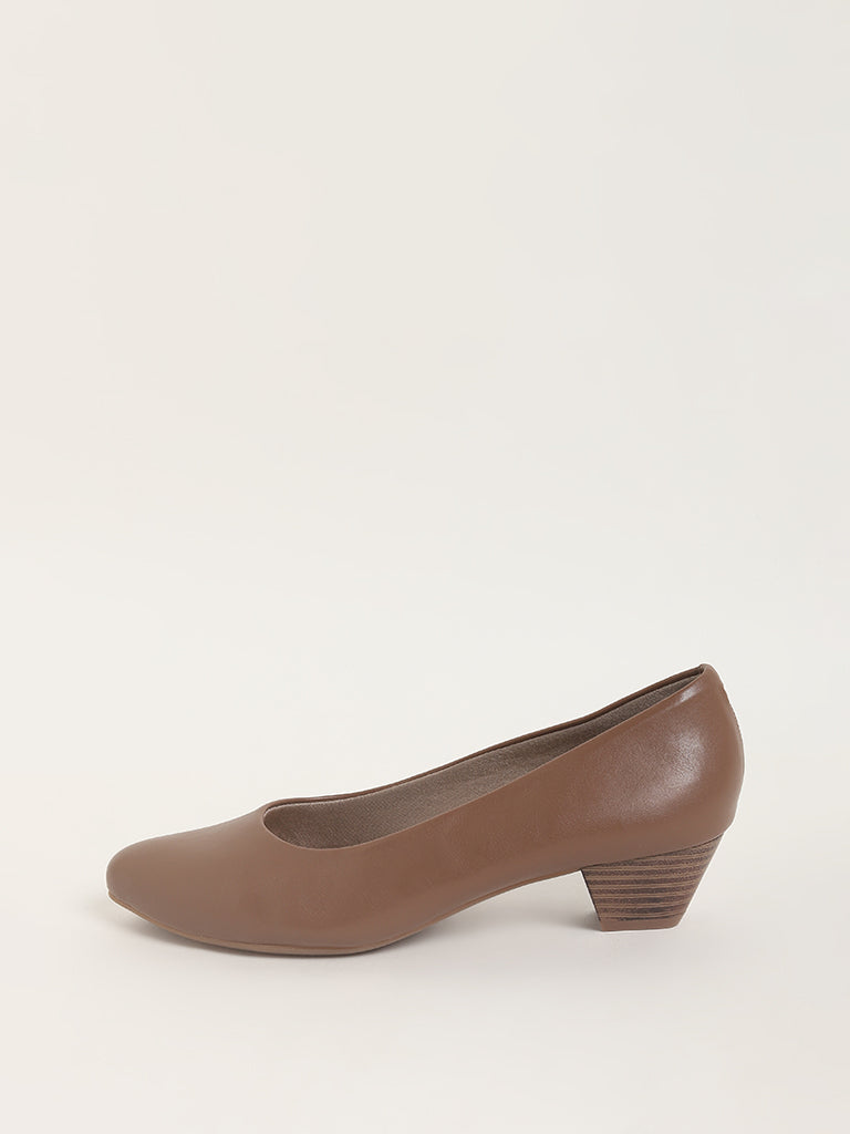 LUNA BLU Chocolate Brown Pump Shoes