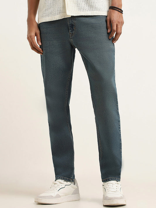 Nuon Green Slim-Fit Jeans