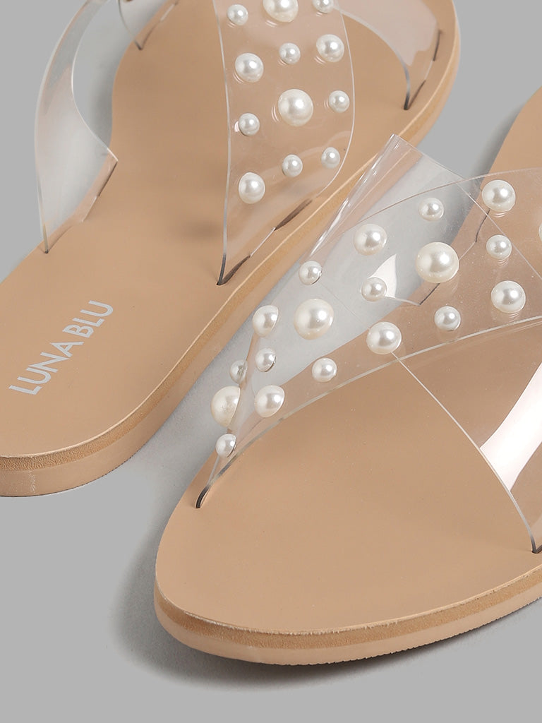 Transparent clear 2025 sandals