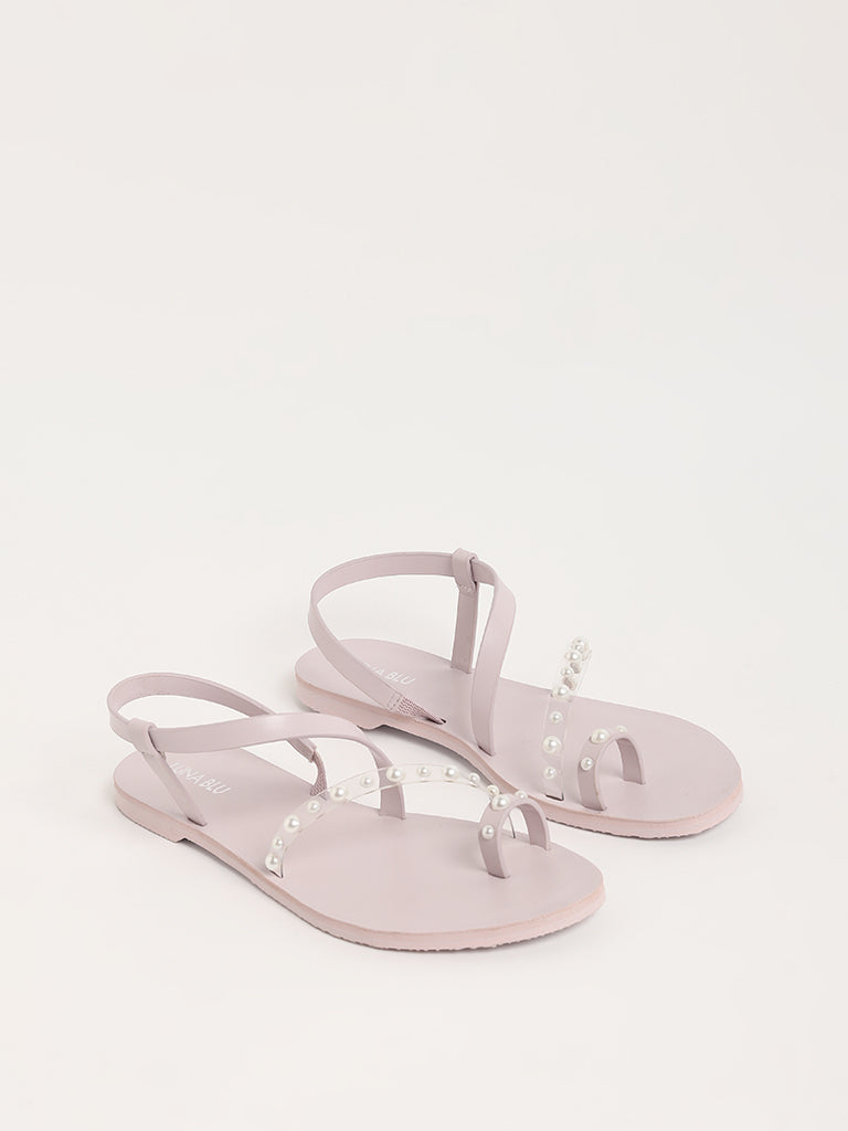 LUNA BLU Lavender Pearl Sandals