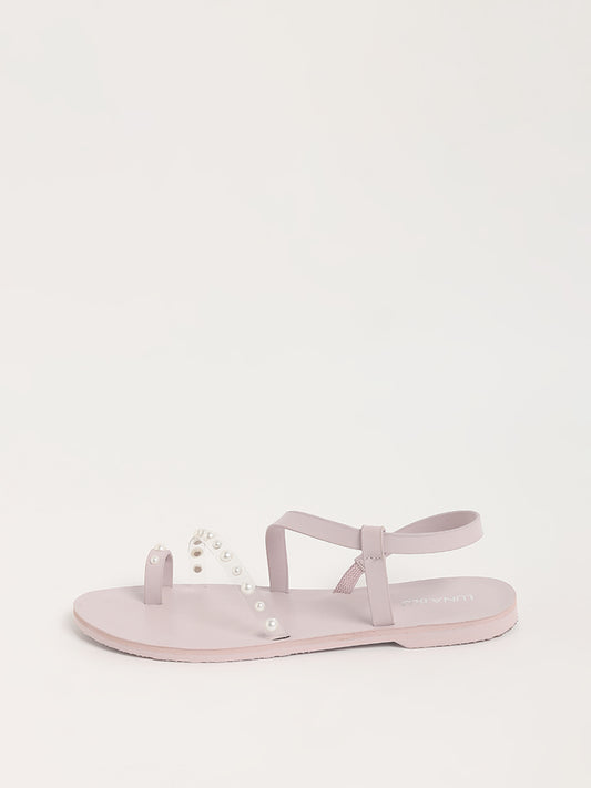 LUNA BLU Lavender Pearl Sandals