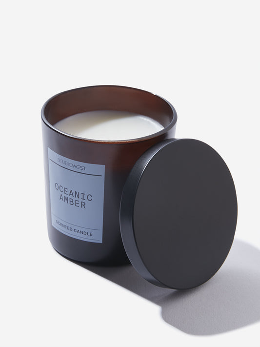 Studiowest White Oceanic Amber Candle - 125GM