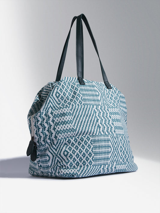 LOV Aqua Printed Shoulder Bag