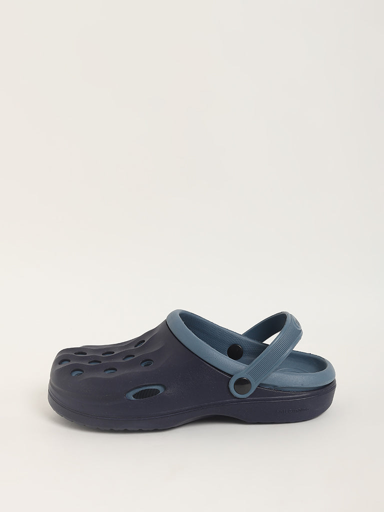 SOLEPLAY Solid Blue Clogs