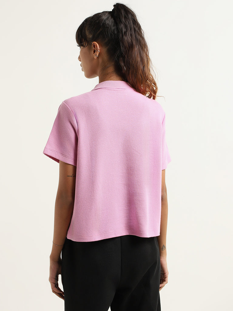 Studiofit Pink Polo T-Shirt