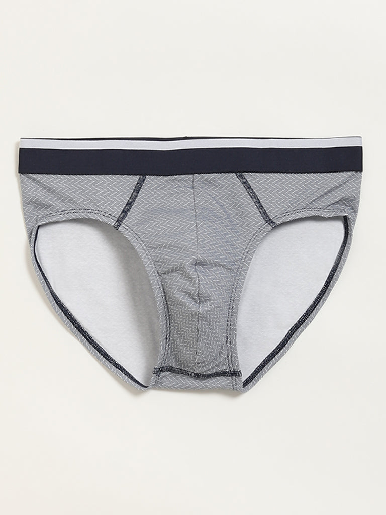 WES Lounge Navy Assorted Brief - Pack of 3