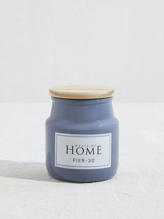 Westside Home Blue Scented Jar Candle