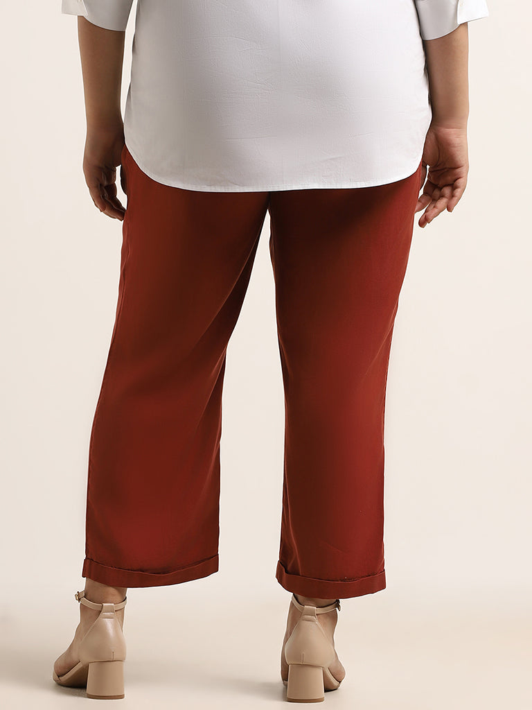 Gia Red Straight Pants