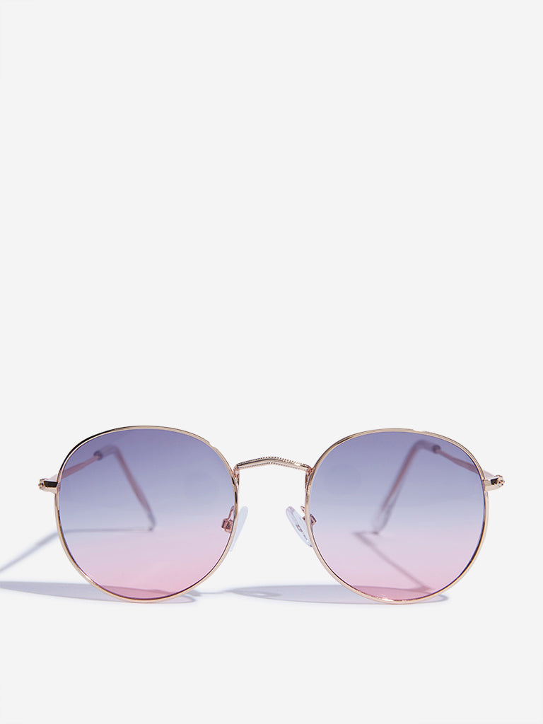 Westside Accessories Blue Ombre Sunglasses