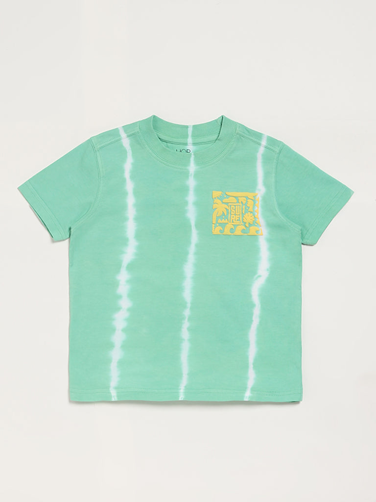 HOP Kids Tie-Dye Green T-Shirt