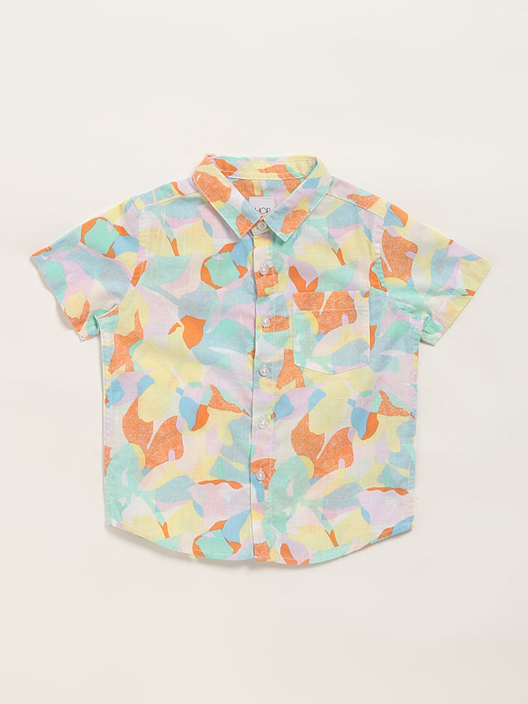 HOP Kids Multicolor Patterned Shirt