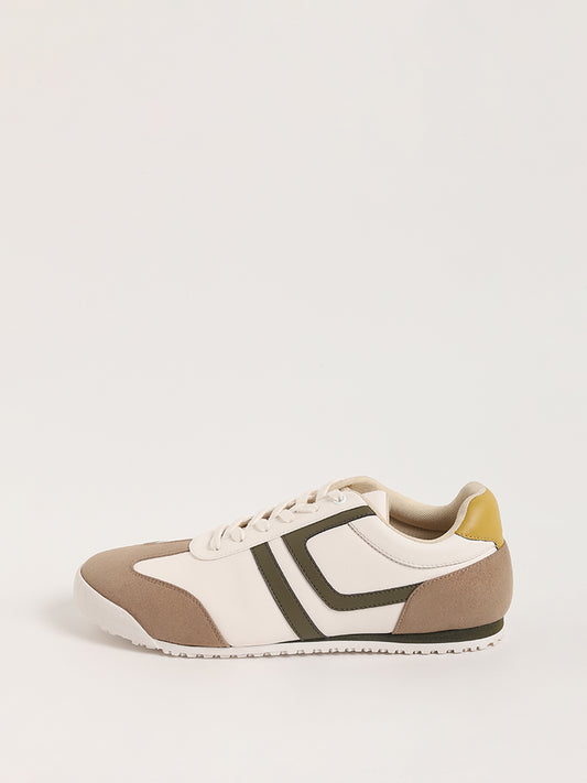 SOLEPLAY Off-White Lace-Up Sneakers