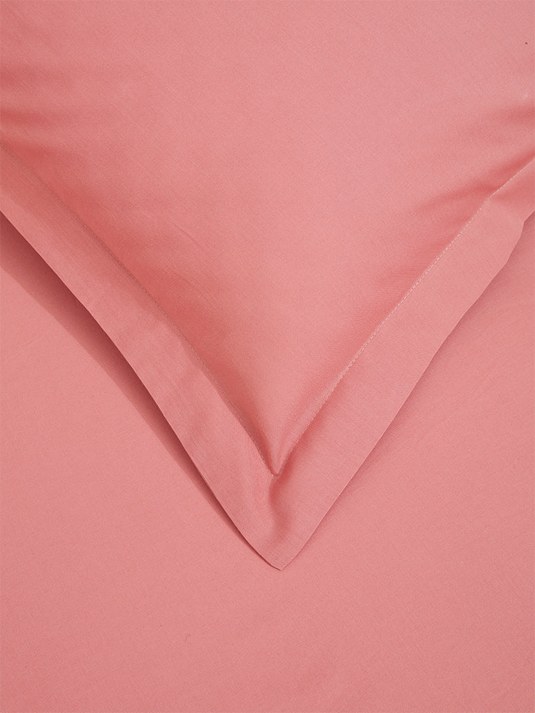 Westside Home Dusty Pink Solid Single Bed Fitted Sheet