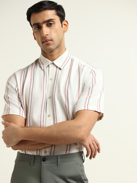 Ascot White Relaxed Fit Shirt
