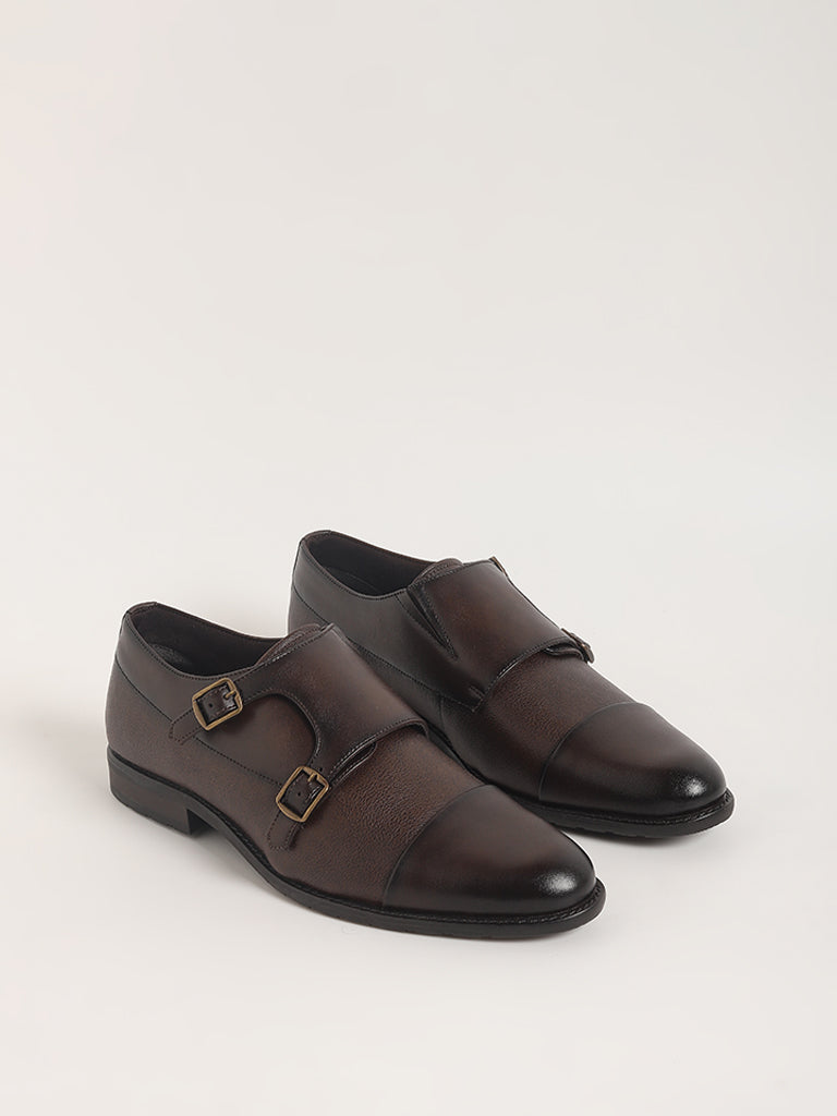 SOLEPLAY Brown Monk Shoes
