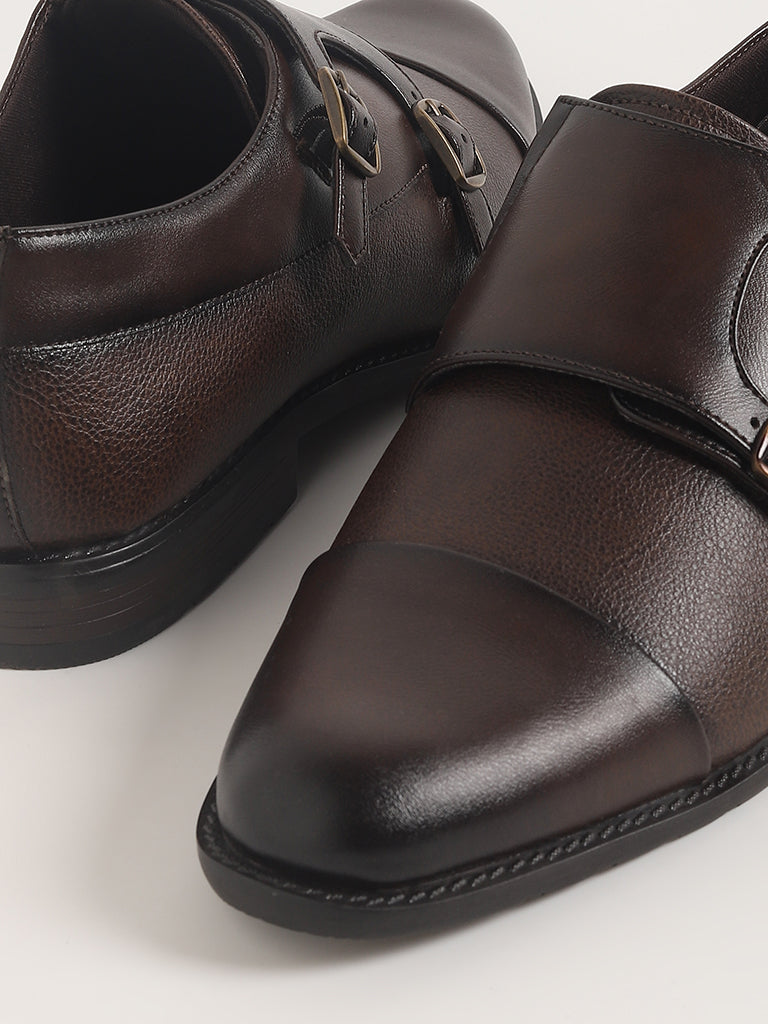 SOLEPLAY Brown Monk Shoes