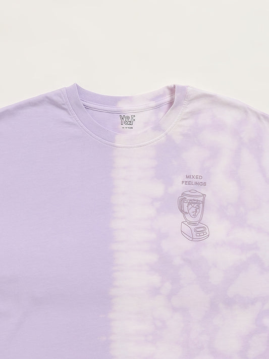 Y&F Kids Lavender Crop T-Shirt