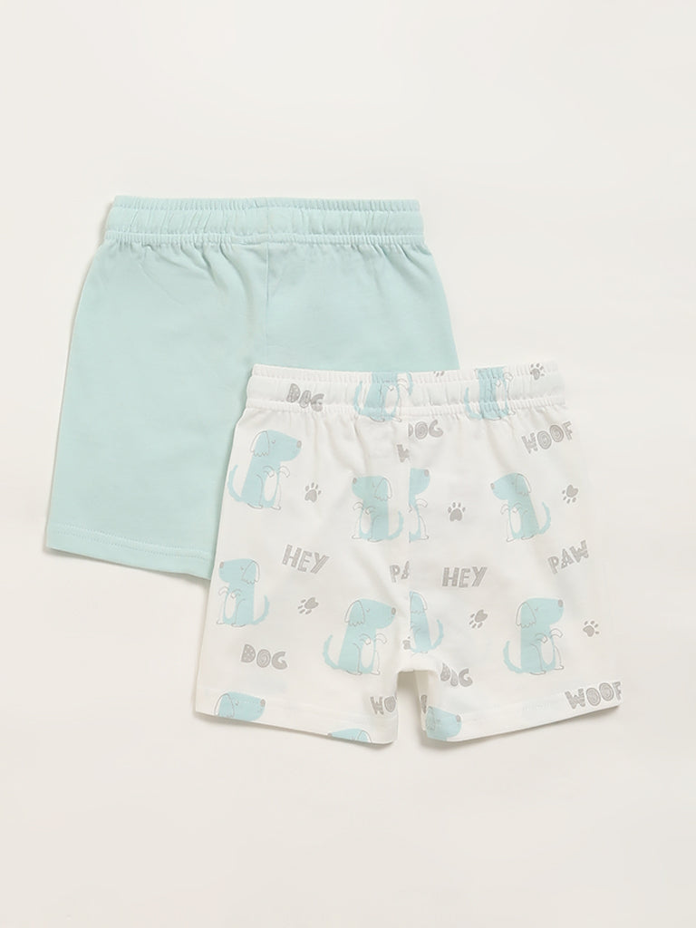 HOP Baby Multicolour Shorts - Pack of 2