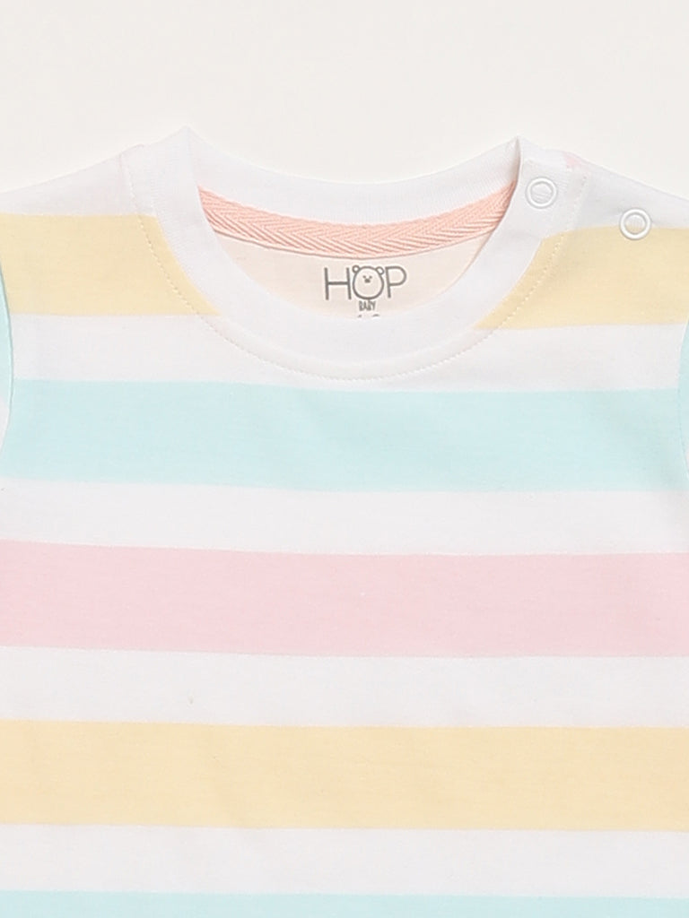 HOP Baby Multicolour Printed T-Shirt - Pack of 2