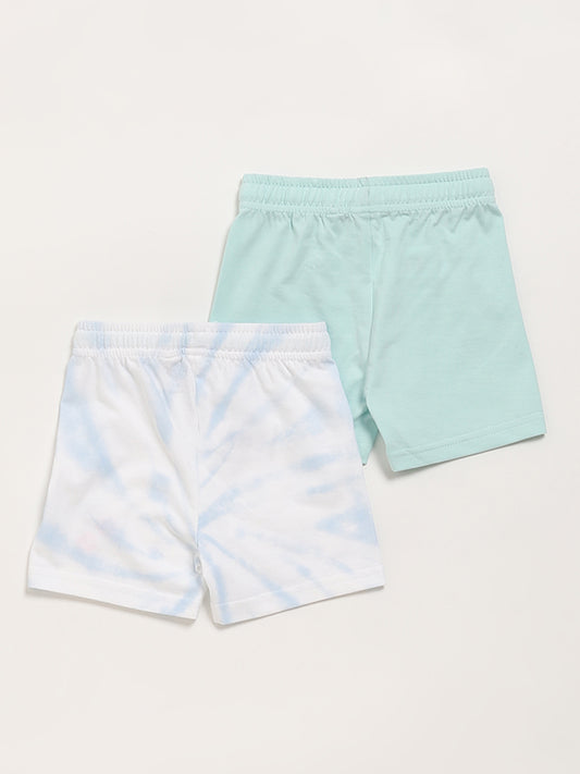 HOP Baby Multicolour Shorts - Pack of 2