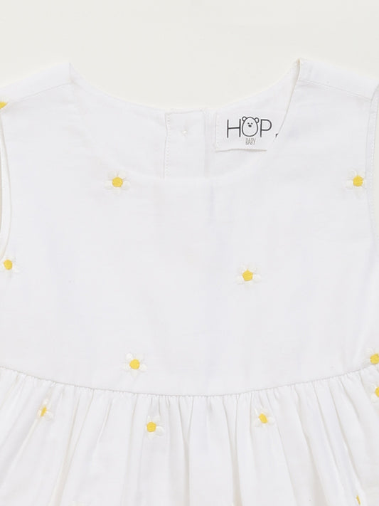 HOP Baby White A-Line Dress