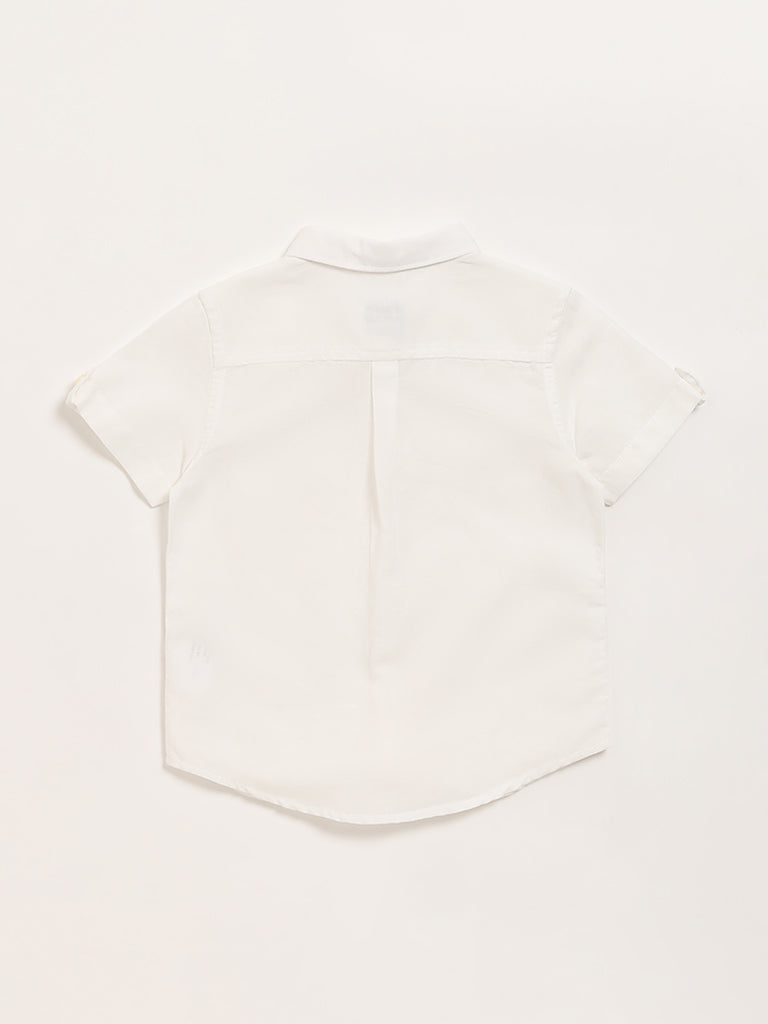 HOP Kids Plain White Shirt