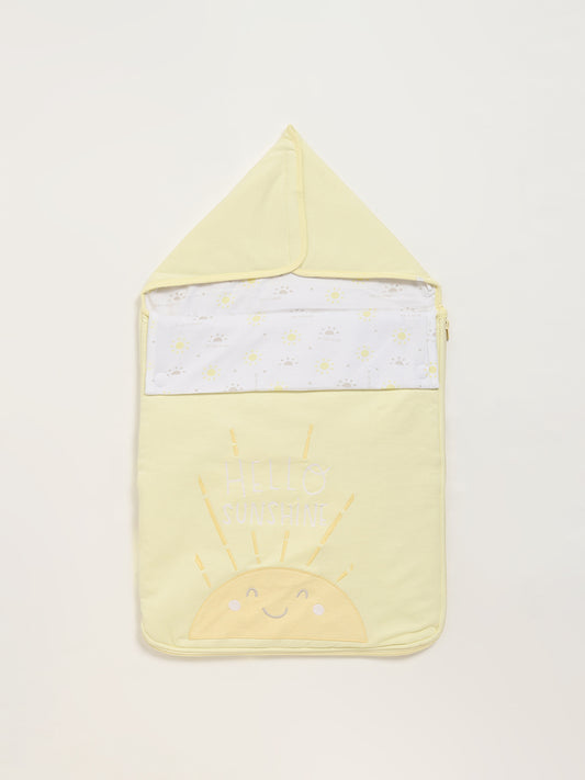 HOP Baby Yellow Printed Sleeping Bag
